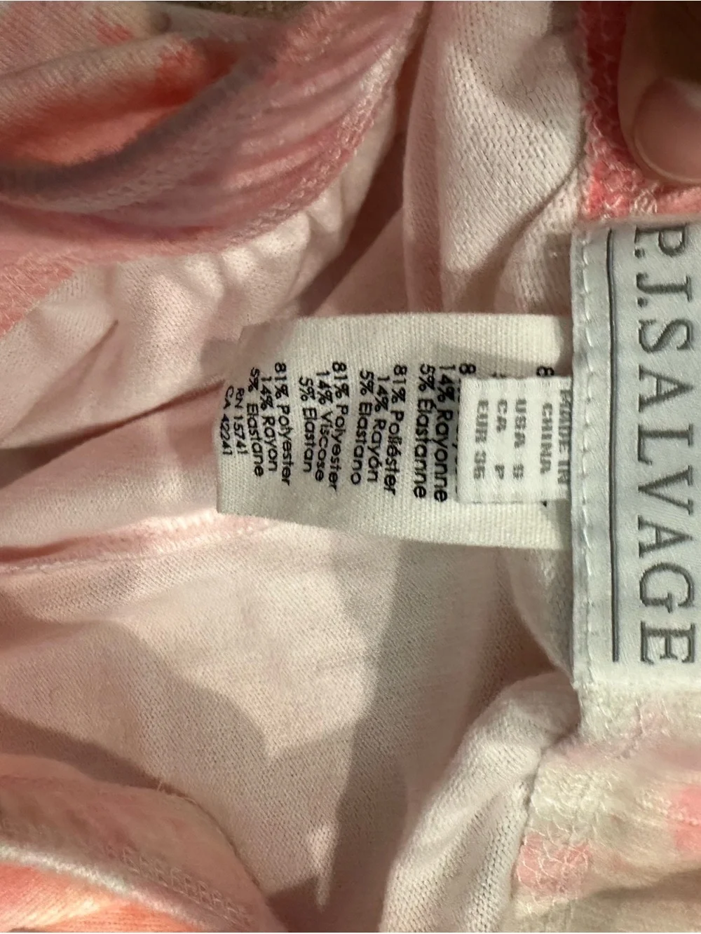 Pj salvaje tie-dye shorts pajama